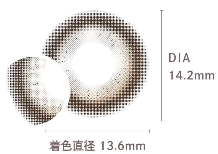 着⾊直径13.6mm DIA14.2mm